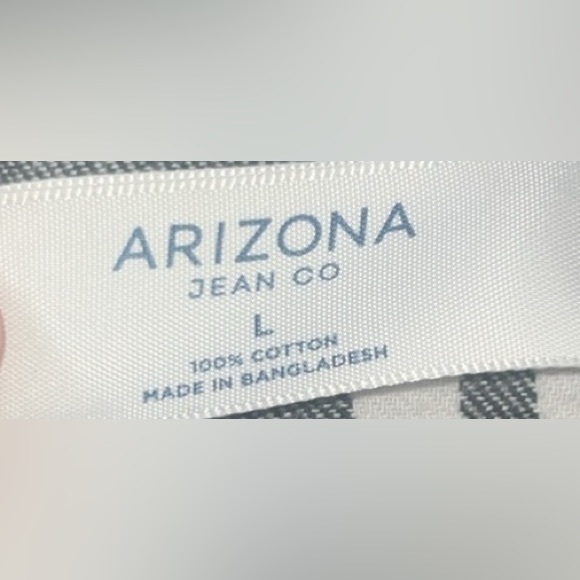 PreOwned Arizona Jean Co Flannel Size Large. - Picture 8 of 11